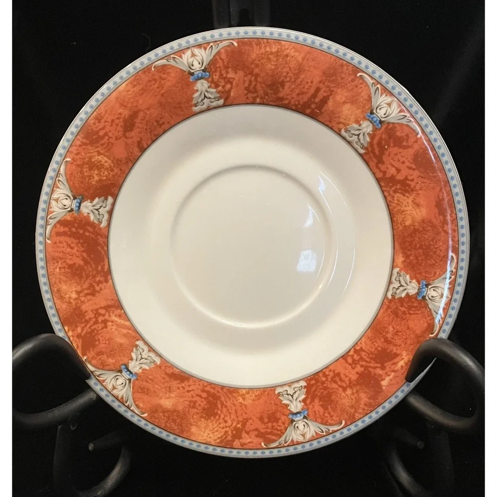 Mikasa Ultima Pegasus HK714 Marble Rim Wing Horse Bone China Replacement Saucer